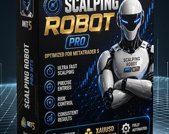 Scalping Robot Pro MT5 – Hochgeschwindigkeits-Gold-Scalping-Engine für XAUUSD