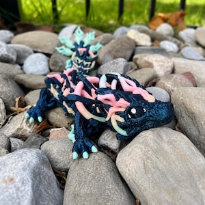 Baby Articulated Solar Dragon | 3D Printed Sun Flexi Fidget Toy