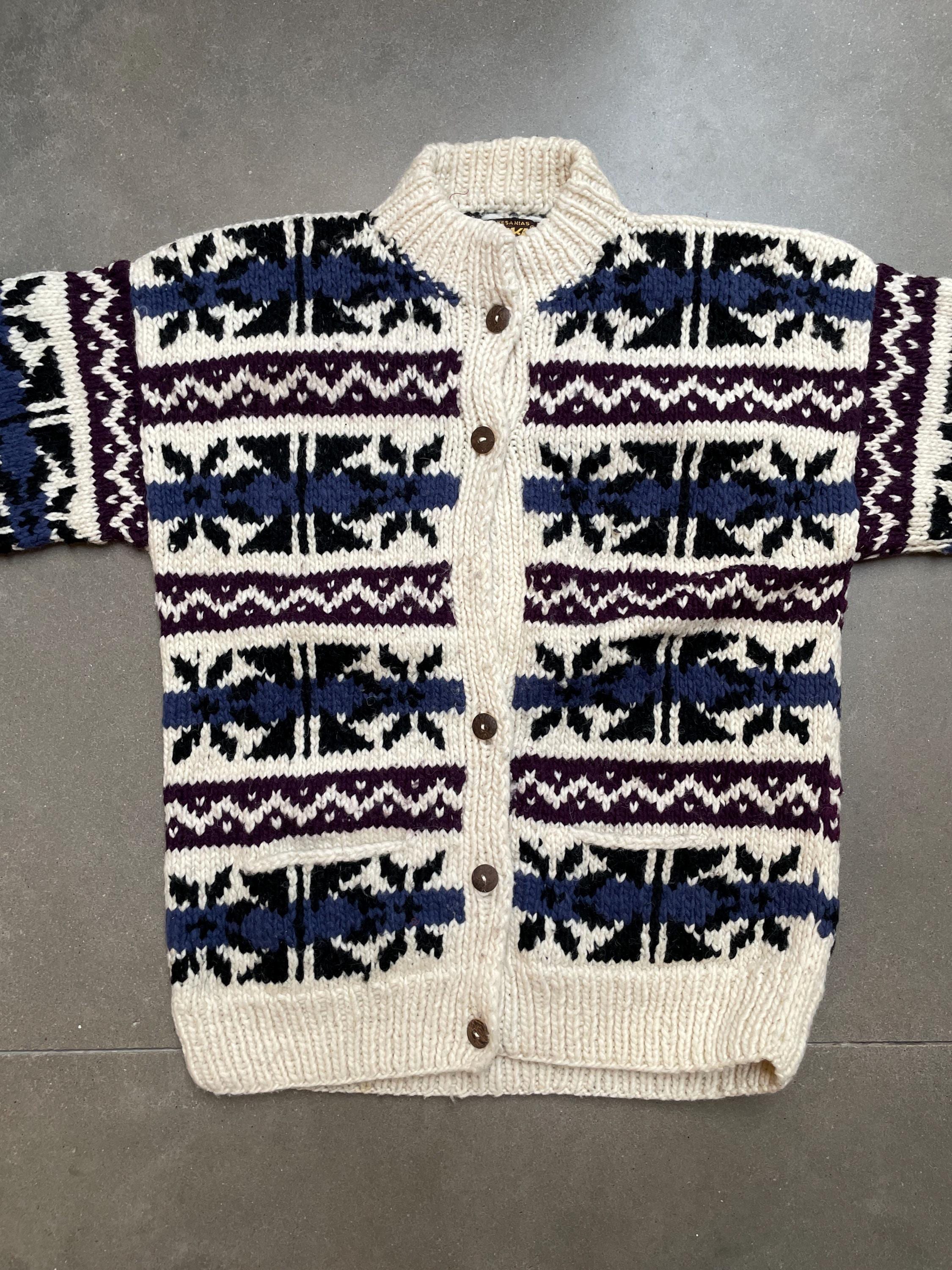 希少 Vintage Ecuador Roll Neck Star Knit Whalerknit Wellfleet Roll 