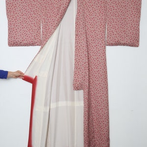 Traditional Japanese Kimono Silk Ditsy Floral