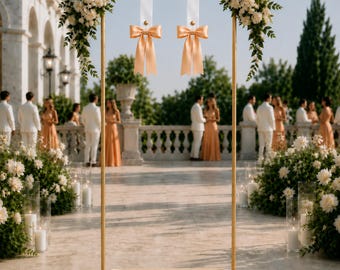 Supporto dorato per fondale nuziale, supporto in metallo per arco nuziale, cornice dorata per fondale di eventi, supporto per fondale con palloncini, decorazioni per feste, supporto per cartelli di matrimonio