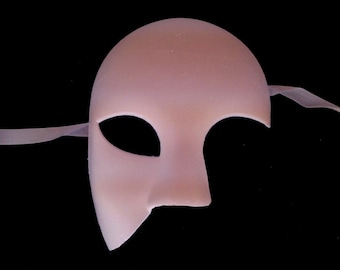 Men's DIY Unpainted Tragedy Blank Cosplay Theater Costume Party Masquerade Mask Men's DIY Unpainted Tragedy Blank Cosplay Theater Costume Party Masquerade Mask