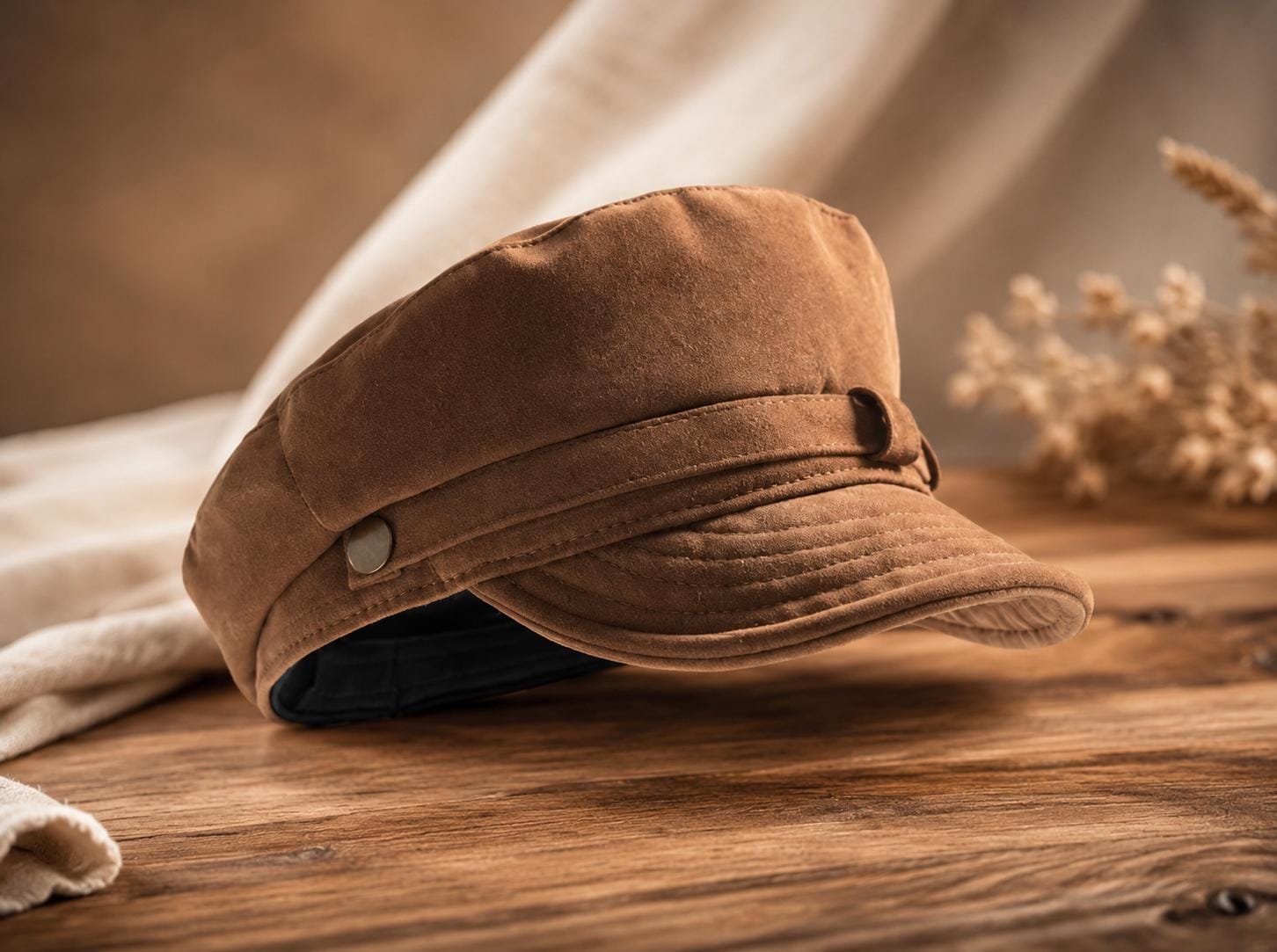 Vintage Suede Beret - Etsy Australia display picture 1