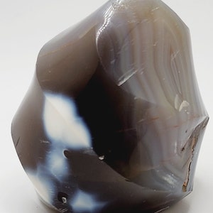 Hand Carved Orca Agate Crystal Gemstone Flame Carving 2 1/2 Inch