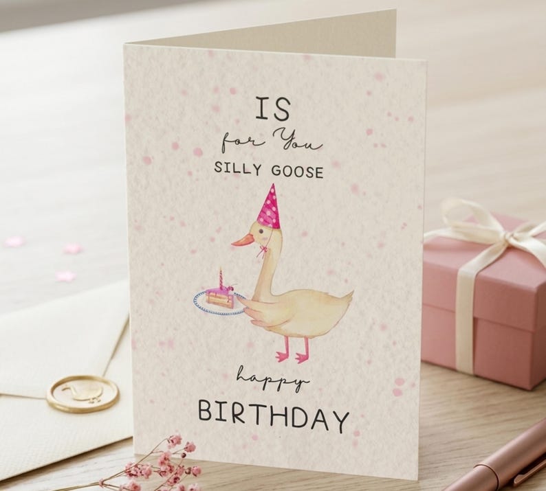 goose birthday, goose birthday card, birthday, goose card, birthday card, silly goose birthday, goose birthday decor, silly goose, goose gift, funny birthday card, happy birthday card, card, sister birthday card, bird birthday card, friends birthday
Silly goose birthday  Funny birthday card  Sister birthday card  Friends birthday card  Bird birthday card  Goose card  Happy birthday card  Goose gift  Goose birthday decor  Silly goose  Goose birthday  Printable card