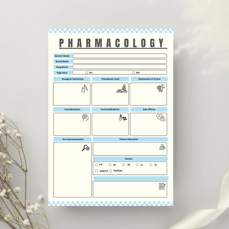 pharmacology study guide
nursing medication guide
drug study template
medication study sheet
nursing notes template
healthcare student guide
nursing school printable
pharmacology worksheet
medication tracker
nursing study planner
healthcare study notes
clinical rotation guide
medical student notes
pharmacology organizer
medication reference sheet
nurse study guide
study template
pharmacology
lab cheat sheet
study notes template
digital download
printable

nursing template
nursing student gift
n