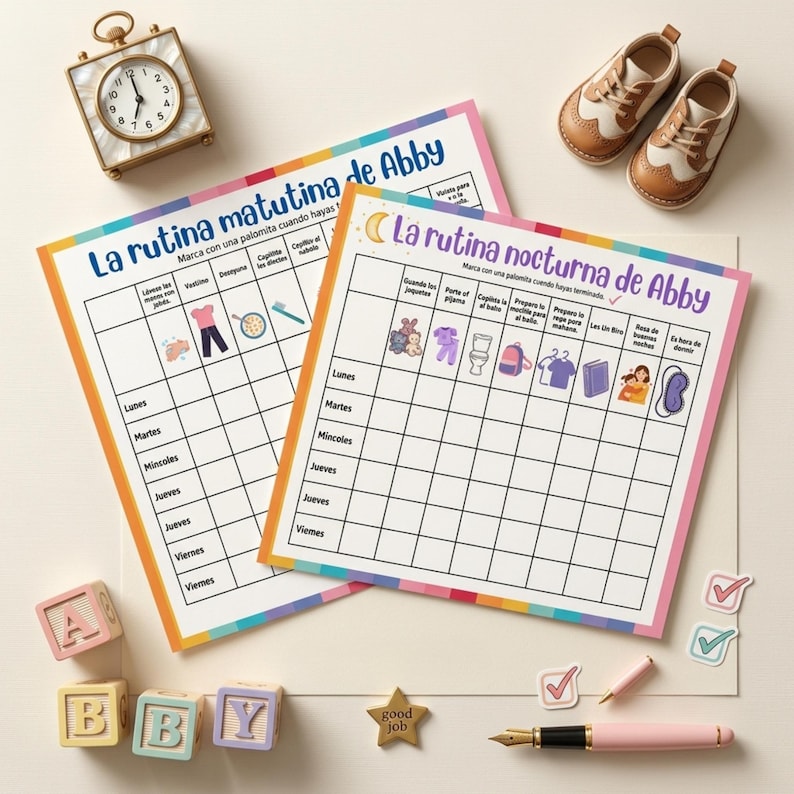 Kids Routine Chart

Editable Daily List

Morning Routine Kids

Bedtime Checklist

Canva Template Kids

Spanish Routine Chart

Toddler Chore Chart

Visual Schedule Kids

School Task List

Kids Checklist PDF

Boy Girl Chore Chart

Routine Tracker Kids

Daily To Do List Kids
Colorful Kids Routine Chart showing an Editable Daily List with a Morning Routine for Kids and a Bedtime Checklist. Designed as a customizable Canva Template for Kids with a modern Visual Schedule.