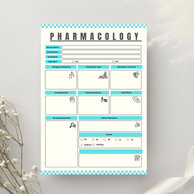 pharmacology study guide
nursing medication guide
drug study template
medication study sheet
nursing notes template
healthcare student guide
nursing school printable
pharmacology worksheet
medication tracker
nursing study planner
healthcare study notes
clinical rotation guide
medical student notes
pharmacology organizer
medication reference sheet
nurse study guide
study template
pharmacology
lab cheat sheet
study notes template
digital download
printable

nursing template
nursing student gift
n