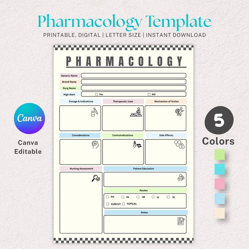 pharmacology study guide
nursing medication guide
drug study template
medication study sheet
nursing notes template
healthcare student guide
nursing school printable
pharmacology worksheet
medication tracker
nursing study planner
healthcare study notes
clinical rotation guide
medical student notes
pharmacology organizer
medication reference sheet
nurse study guide
study template
pharmacology
lab cheat sheet
study notes template
digital download
printable

nursing template
nursing student gift
n