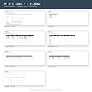 assignment tracker google sheets, student planner spreadsheet, homework organizer excel, digital academic calendar template, high school study planner, college assignment tracker, grade tracker excel template, weekly student planner google sheets, digital school planner download, college student homework planner, automated grade tracker google sheets, weekly study schedule spreadsheet