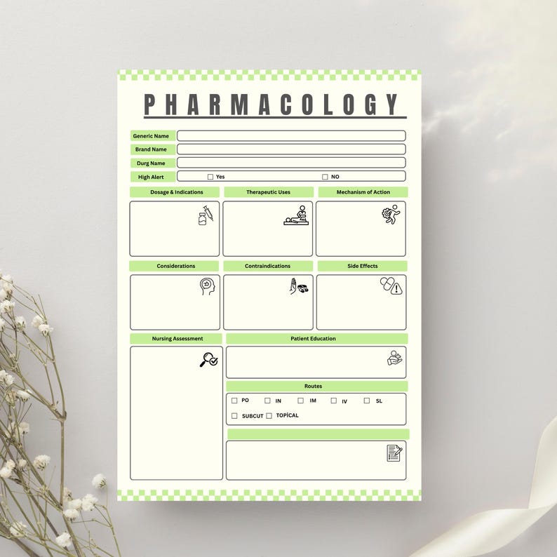 pharmacology study guide
nursing medication guide
drug study template
medication study sheet
nursing notes template
healthcare student guide
nursing school printable
pharmacology worksheet
medication tracker
nursing study planner
healthcare study notes
clinical rotation guide
medical student notes
pharmacology organizer
medication reference sheet
nurse study guide
study template
pharmacology
lab cheat sheet
study notes template
digital download
printable

nursing template
nursing student gift
n