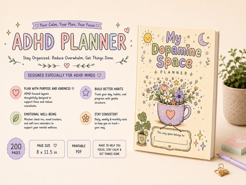 adhd dopamine space printable planner

adult adhd health and peptide tracker pdf

200 page adhd daily weekly journal bundle

printable injection site rotation guide planner

cute pastel goodnotes adhd life planner adhd planner (12 chars)

printable planner (17 chars)

adult adhd planner 

dopamine planner 

adhd journal pdf 

health log bundle 

200 page planner (16 chars)

injection tracker (17 chars)

medication log 
habit tracker 
goodnotes planner 

daily life planner 

cute adhd journal