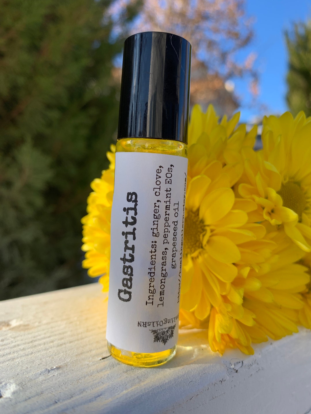 Gastritis Essential Oil Rollerbottle Rollon 10 Ml Etsy