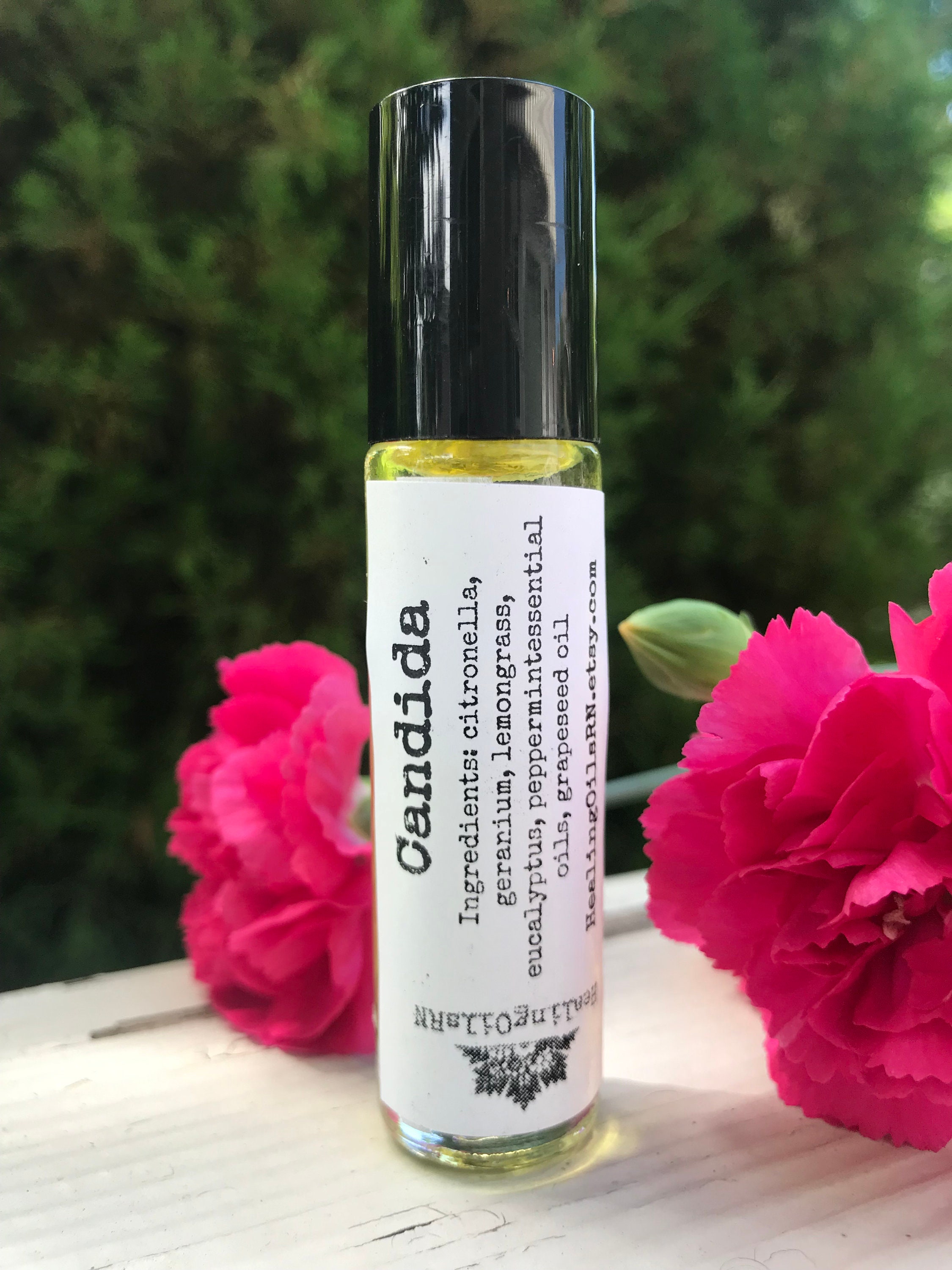 Candida Yeast Essential Oil Rollerbottle Roll On Roller Blend Etsy