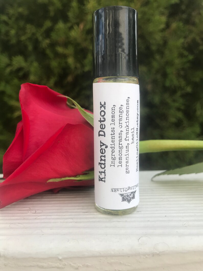 Kidney Detox Essential Oil Blend 10 Ml Organic Etsy