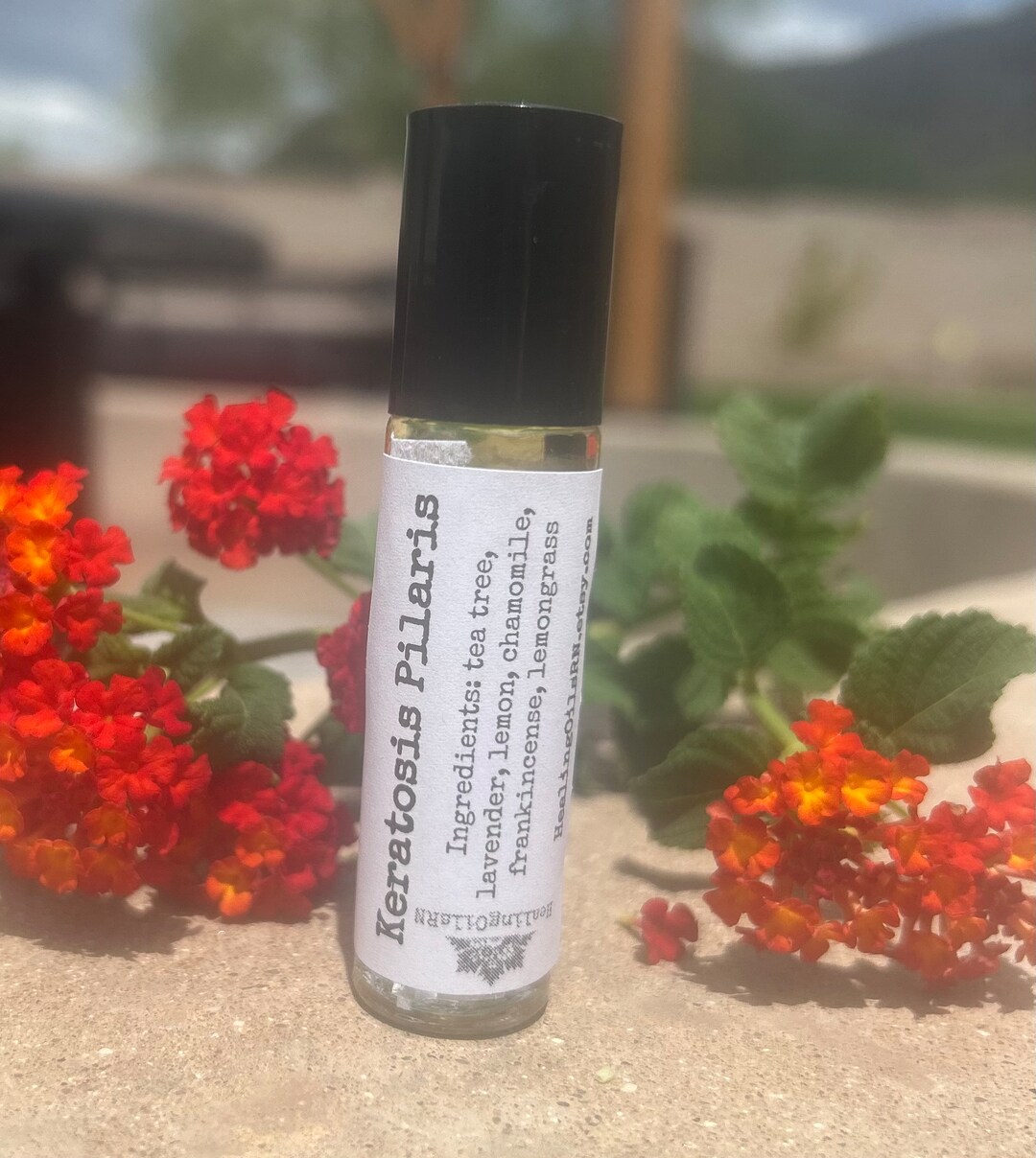 Keratosis Pilaris Essential Oil Roller Rollon Blend Organic and