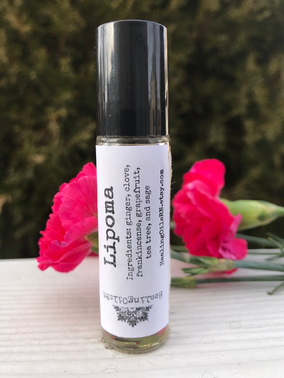 Lipoma Essential Oil Blend 10 Ml Roller Roll On Roller Fles Etsy