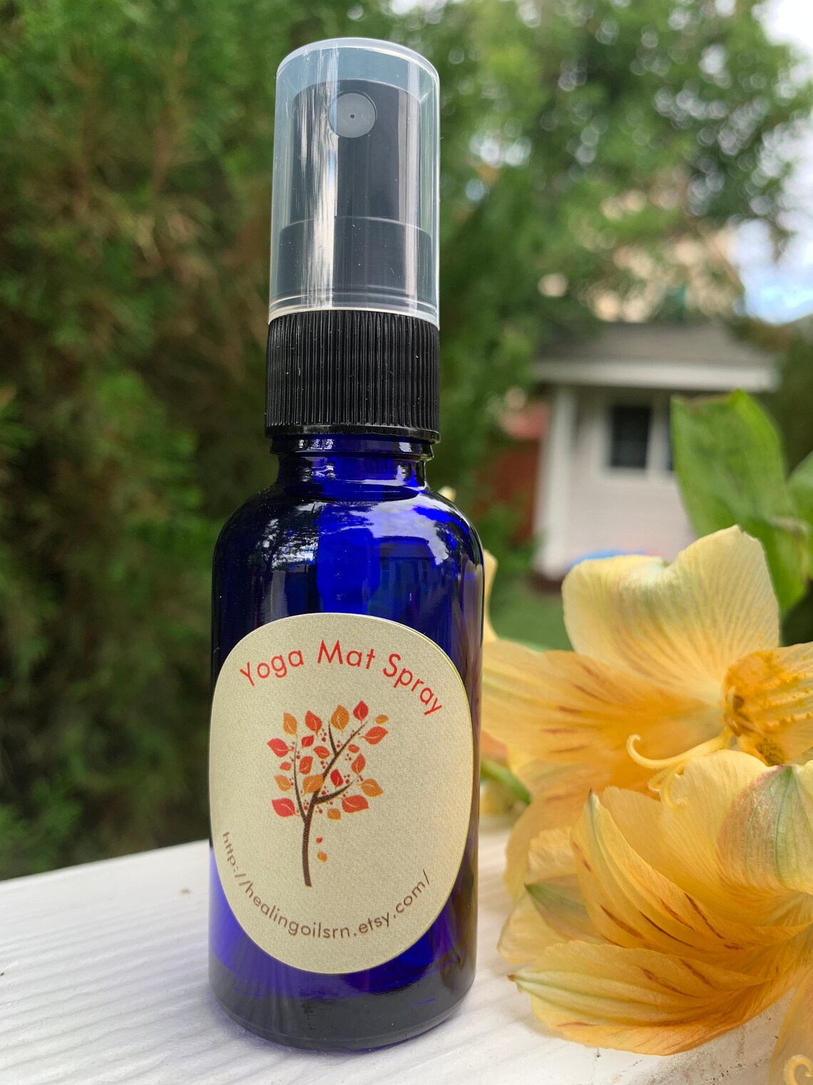 Yoga Mat Spray Made With 100 Essential Oils 1 Oz All Natural Etsy