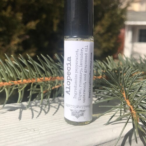 Alopecia Hair Loss Essential Oil Rollberbottle Blend 10 Ml Etsy