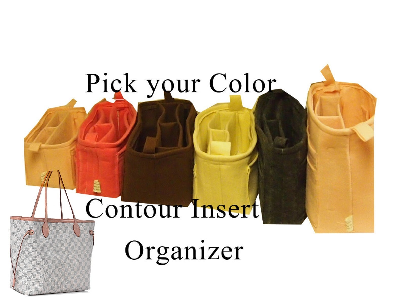 15-12/ Del-Tempete-MM-U) Bag Organizer for Tempête MM - SAMORGA