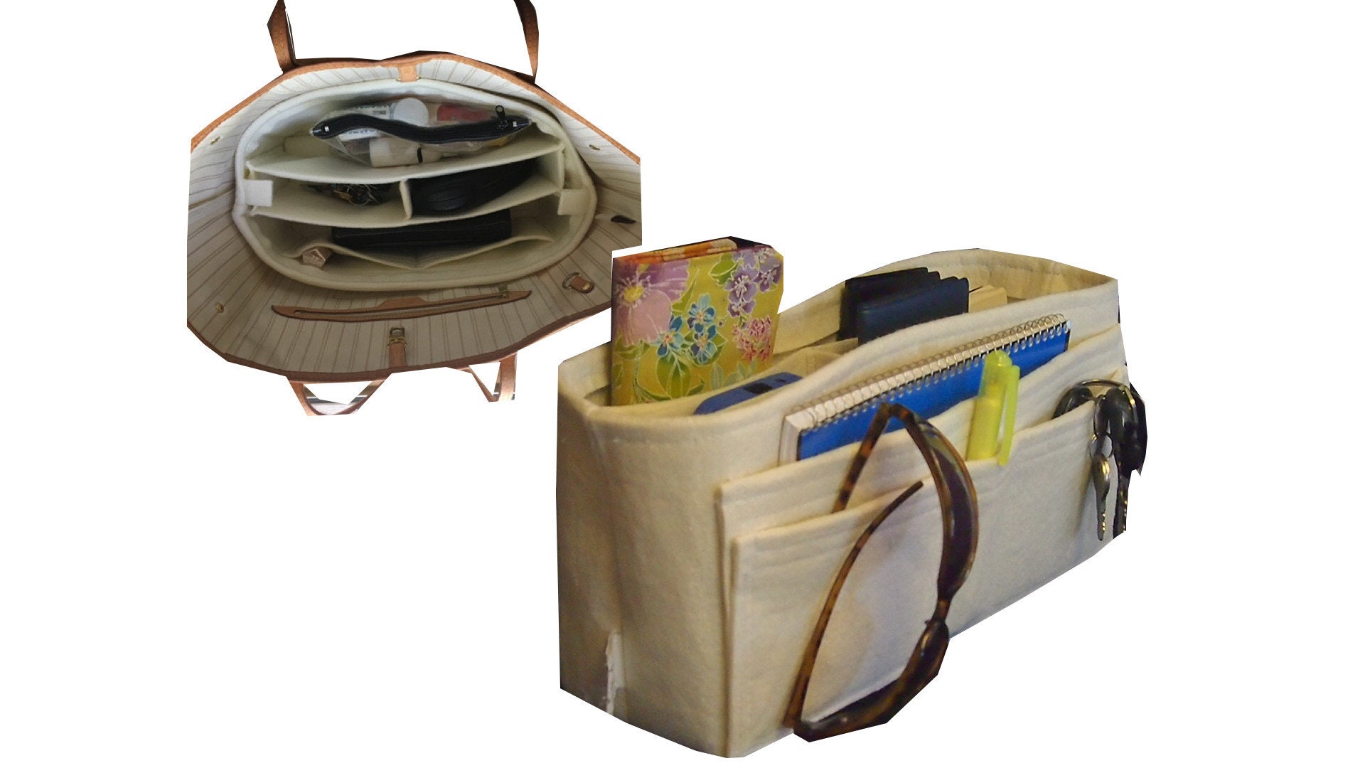 1-282/ LV-Fold-Me) Bag Organizer for LV Fold Me Pouch - SAMORGA