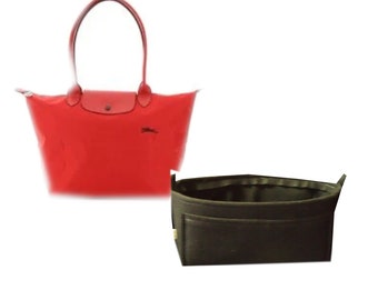 Pliage Longchamp purse organizer, Insert, Top-handle Small 8.5"W x 7"T x 5.5"D Color options Handbag protector organizer Made in U.S.A.