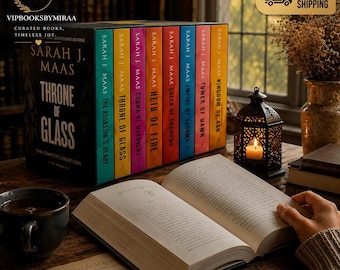 Throne of Glass Complete Box Set | Sarah J. Maas 8-Book Fantasy Collection (Hardcover)