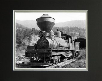 Steam Locomotives Lima Loco Works Vintage Black /& White Photo Print of TH Jefferson Locomotive Train Collectibles