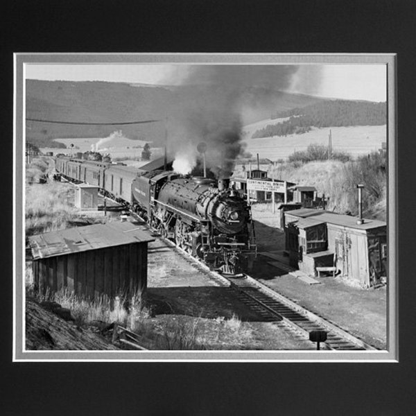 Northern Pacific Railroad "The Alaskan" crossing the Continental Divide-Philip C. Johnson Print
