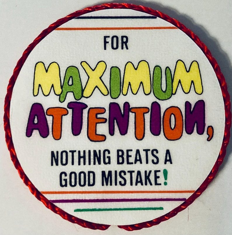 Funny sayings vintage handmade magnets-Bag Lady, Driving Ticket, All This Brains Too, -Your choice 1980's or ‘90’s, small gifts Maximum Attention