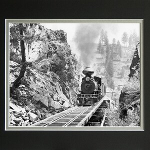 Sumpter Valley Railroad, Mikado #17, Limited Edition Restored prints from the Philip C. Johnson Family Collection
