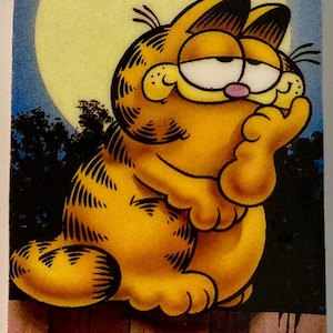 Magneti vintage di Garfield: scegli tra divertenti magneti di Garfield, realizzati a mano con adesivi originali di Garfield o da altre fonti - piccoli regali Moonstruck