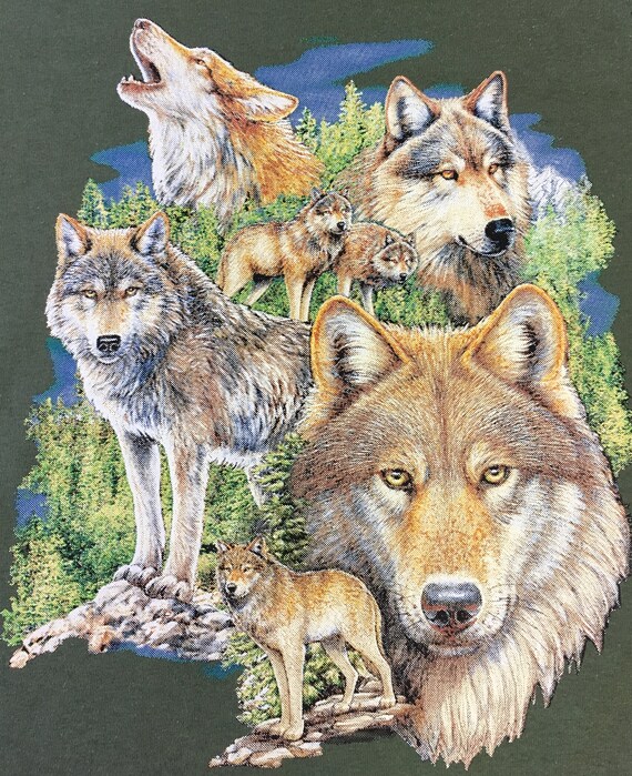 wolf t shirts canada