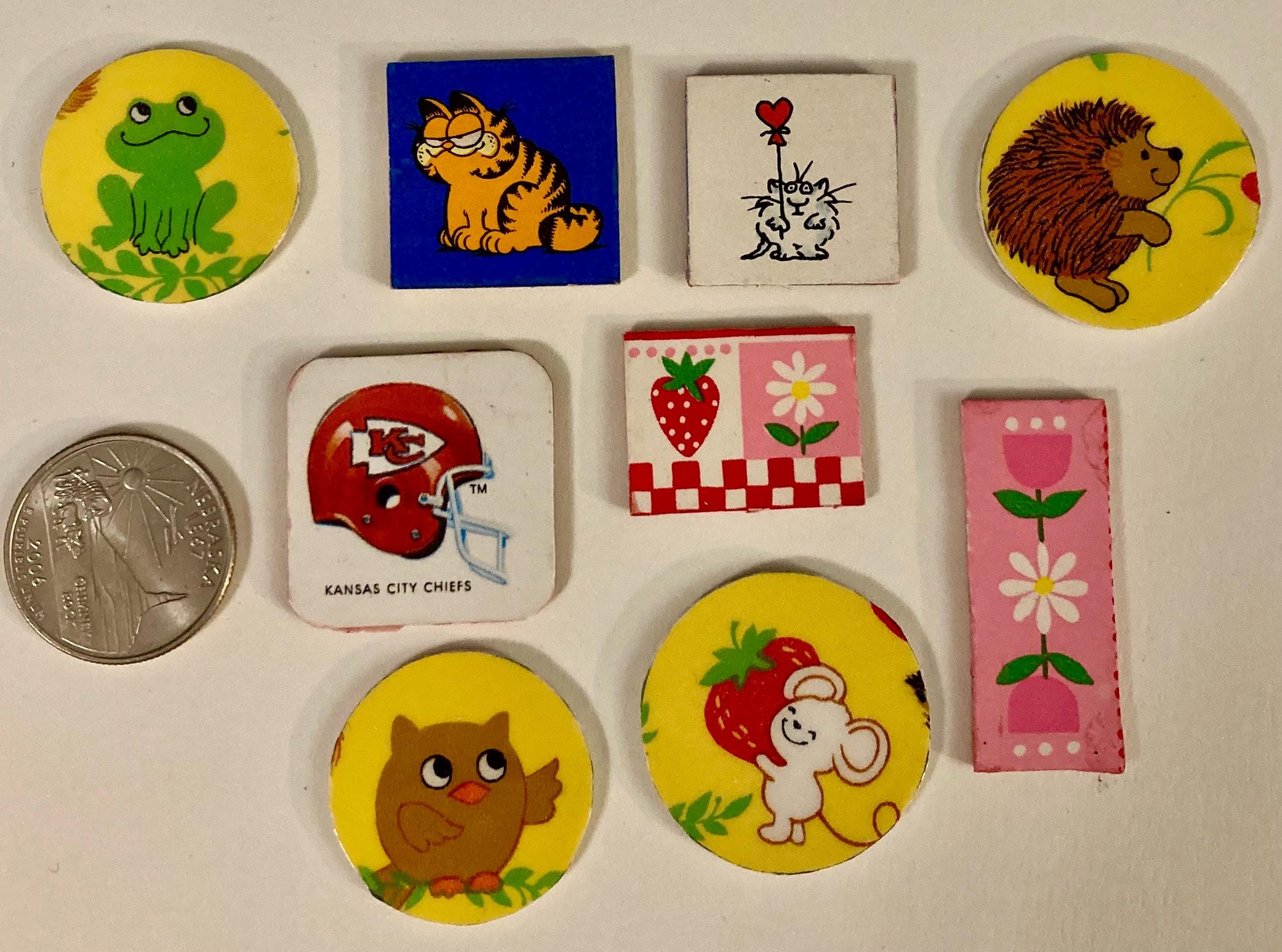 Vintage Garfield, Boynton kitty,mouse,owl,frog,porcupine,strawberry,daisy,Kansas City football, hand