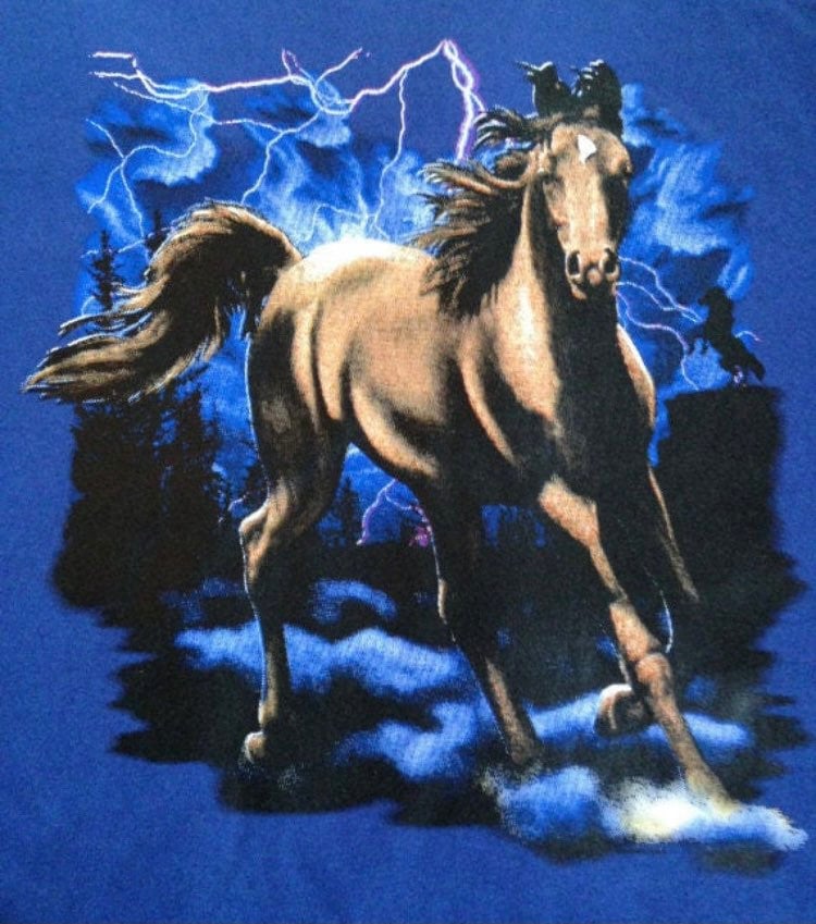 Horse T Shirts, Your Choice of Several Different Vintage Horse T