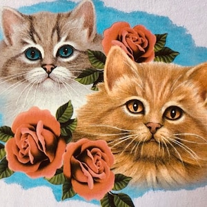 Twój wybór Koszulka z kotkiem vintage obrazy-śpiący kotek w nocnym kieliszku, Nobody's Purrrfect, słodkie kocięta