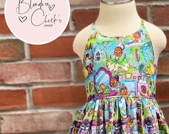 2T Bayou Bliss Dress, Princess Dress, Princess of New Orleans, Summer Dress