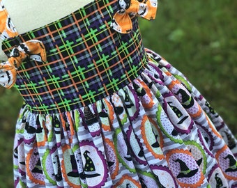 3T Halloween Dress // Knot Dress // Halloween Dress // Witch Dress // Girls Halloween