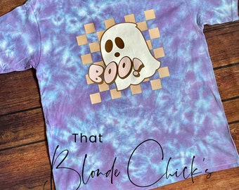 Boo Small Halloween T-shirt // Kids Halloween Shirt // Ghost T-shirt