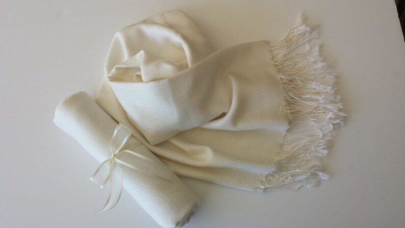 soft cream Pashmina Scarf PASHMINA Shawl Bridesmaid gifts Bridesmaid shawls 6 set ROYAL BLUE 6 royal blue Shawl Wedding favor.