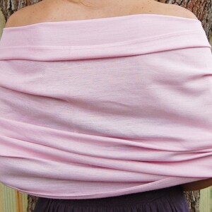 PALE PINK PASHMINA. Blush Pink Pashmina Scarf. Wedding Shawl. Pink Shawl. Pink wedding. Pink Scarf image 3