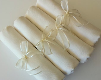 4 SET IVORY ( soft cream) PASHMINA Shawl. 4 Ivory Shawl. Bridesmaid gifts. Bridesmaid shawls. Pashmina Scarf. Wedding favor.