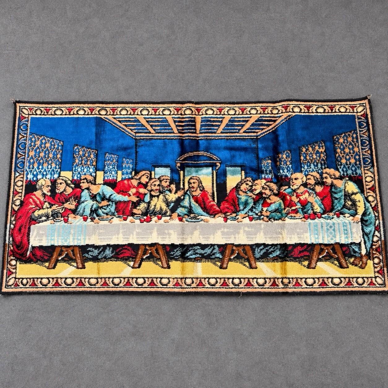 Vintage Jesus Rug - Etsy