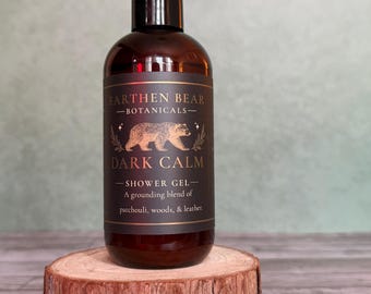 Dark Calm Shower Gel- Patchouli, Cedarwood & Leather