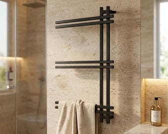 現代的な建築デザインのタオルホルダー｜粉体塗装金属製バスルーム備品