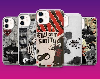 Elliott Smith Handyhülle Music Lover Love Music Cover für iPhone 17Pro,16,15,14,13,12,Samsung S26, S25, S24, S23Fe, A16, A56, Pixel 10, 9Pro
