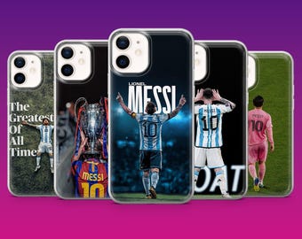 Etui na telefon Lionel Messi z motywem piłkarskim dla fanów Messiego na iPhone'a 17Pro, 16, 15, 14, 13, 12, Samsunga S26, S25, S24, S23Fe, A16, A56, Pixela 10, 9Pro