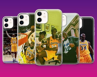 Etui na telefon Shaquille O'Neal z motywem koszykówki dla fanów Shaqa na iPhone'a 17Pro, 16, 15, 14, 13, 12, Samsunga S26, S25, S24, S23Fe, A16, A56, Pixela 10, 9Pro