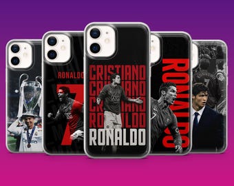 Etui na telefon CR7 z motywem piłkarskim Cristiano Ronaldo dla iPhone'a 17Pro, 16, 15, 14, 13, 12, Samsunga S26, S25, S24, S23Fe, A16, A56, Pixela 10, 9Pro
