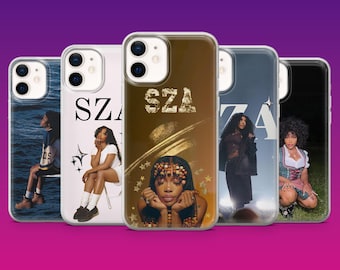 SZA Phone Case Pop star Pop music fan Cover for iPhone 17Pro, 16, 15, 14, 13, 12, Samsung S26, S25, S24, S23Fe, A16, A56, Pixel 10, 9Pro